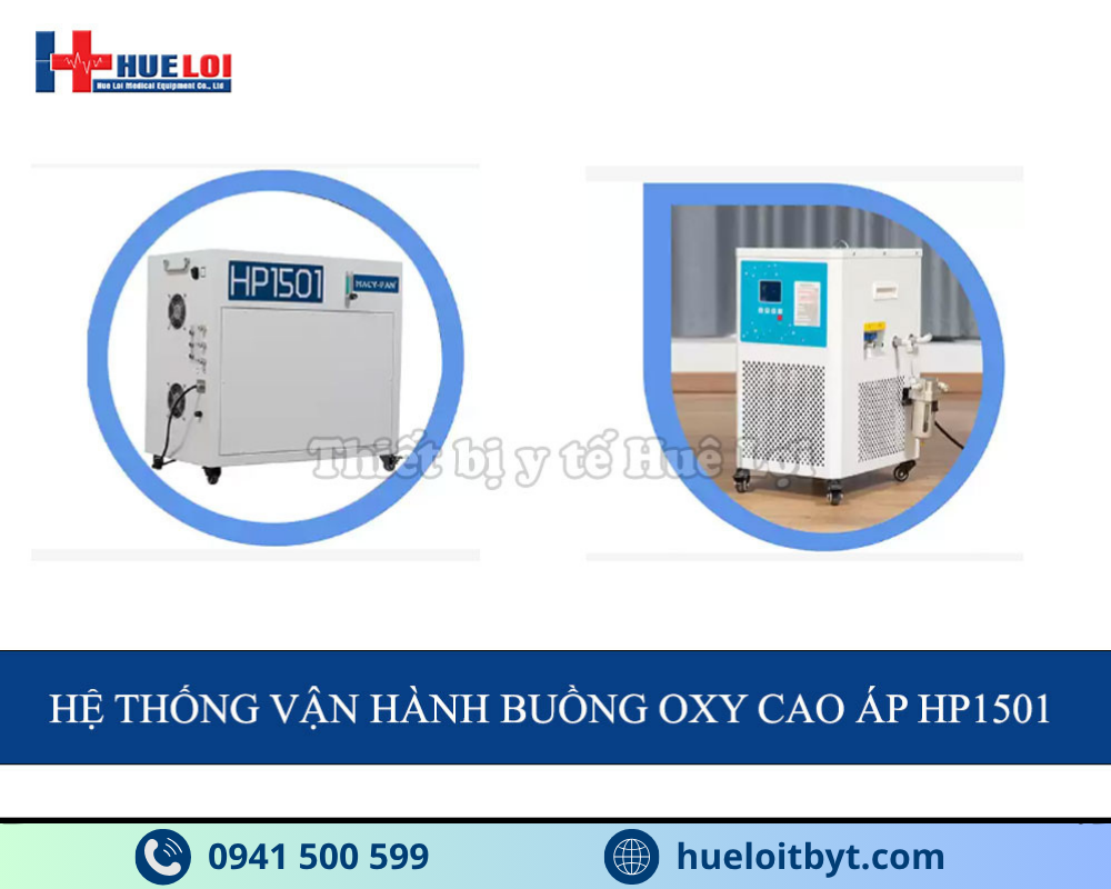 các thiết bị đi kèm với buồng oxy cao áp