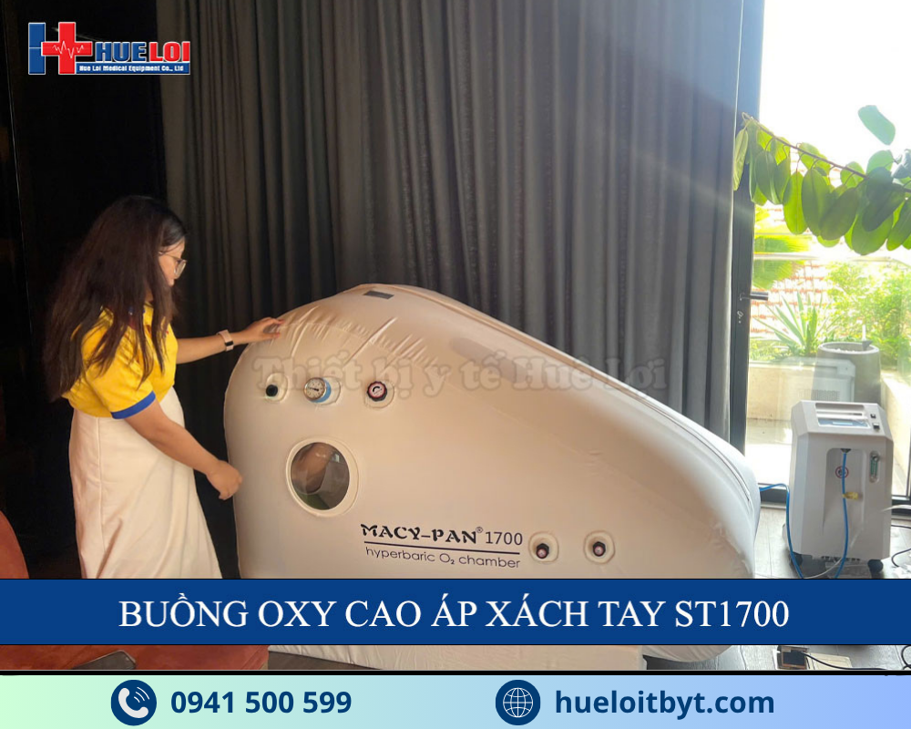 Buồng oxy cao áp st1700 cao cấp