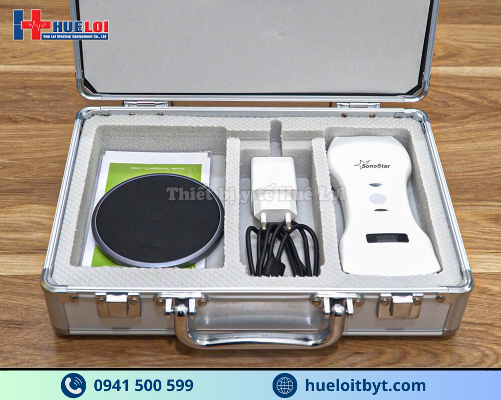 MÁY SIÊU ÂM CẦM TAY KHÔNG DÂY 3 ĐẦU DÒ