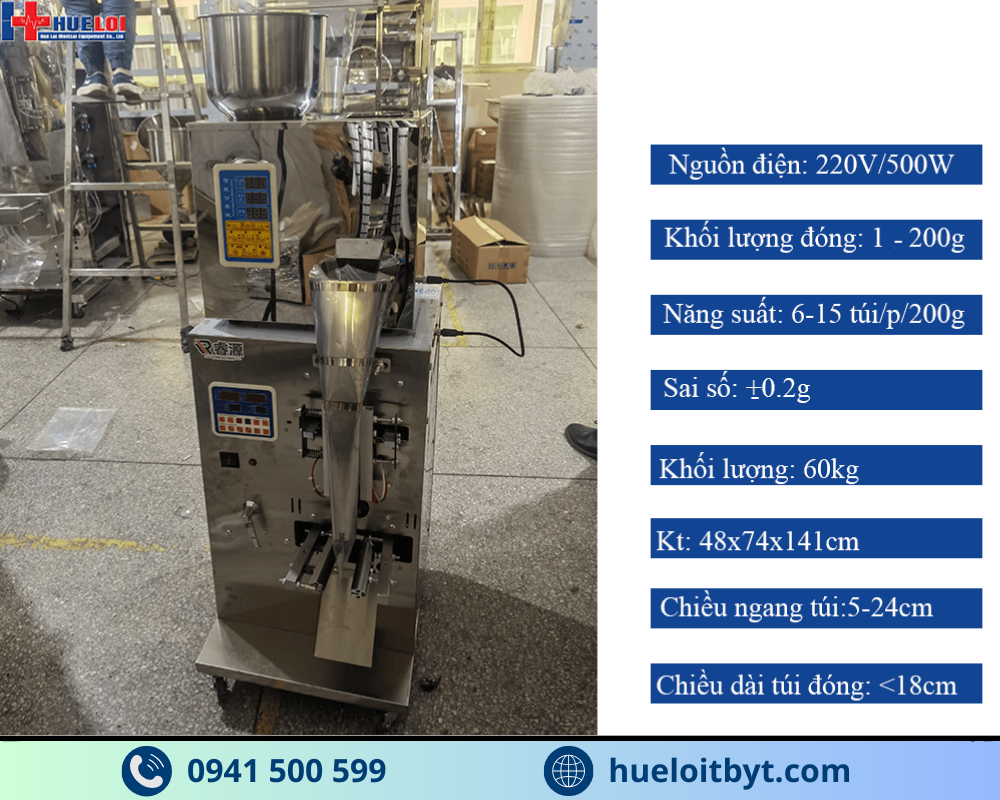 MÁY ĐÓNG TÚI DƯỢC LIỆU TỰ ĐỘNG