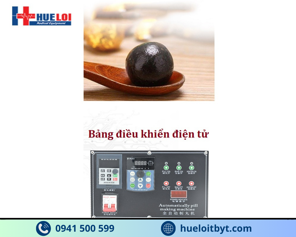 MÁY LÀM VIÊN HOÀN ĐÔNG Y CÔNG SUẤT CAO