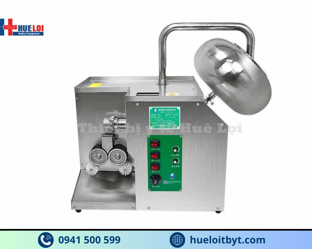 MÁY LÀM VIÊN HOÀN KẾT HỢP SẤY KHÔ, ĐÁNH BÓNG VÀ BAO VIÊN