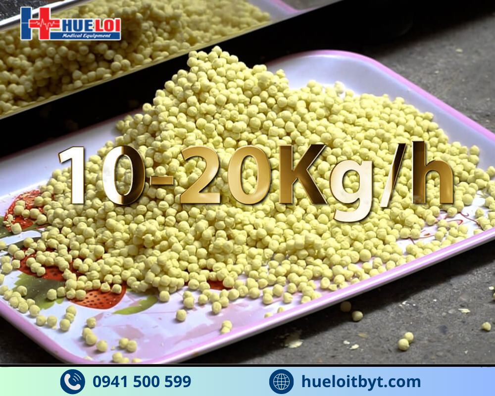 MÁY LÀM VIÊN HOÀN KÈM SẤY KHÔ VÀ ĐÁNH BÓNG