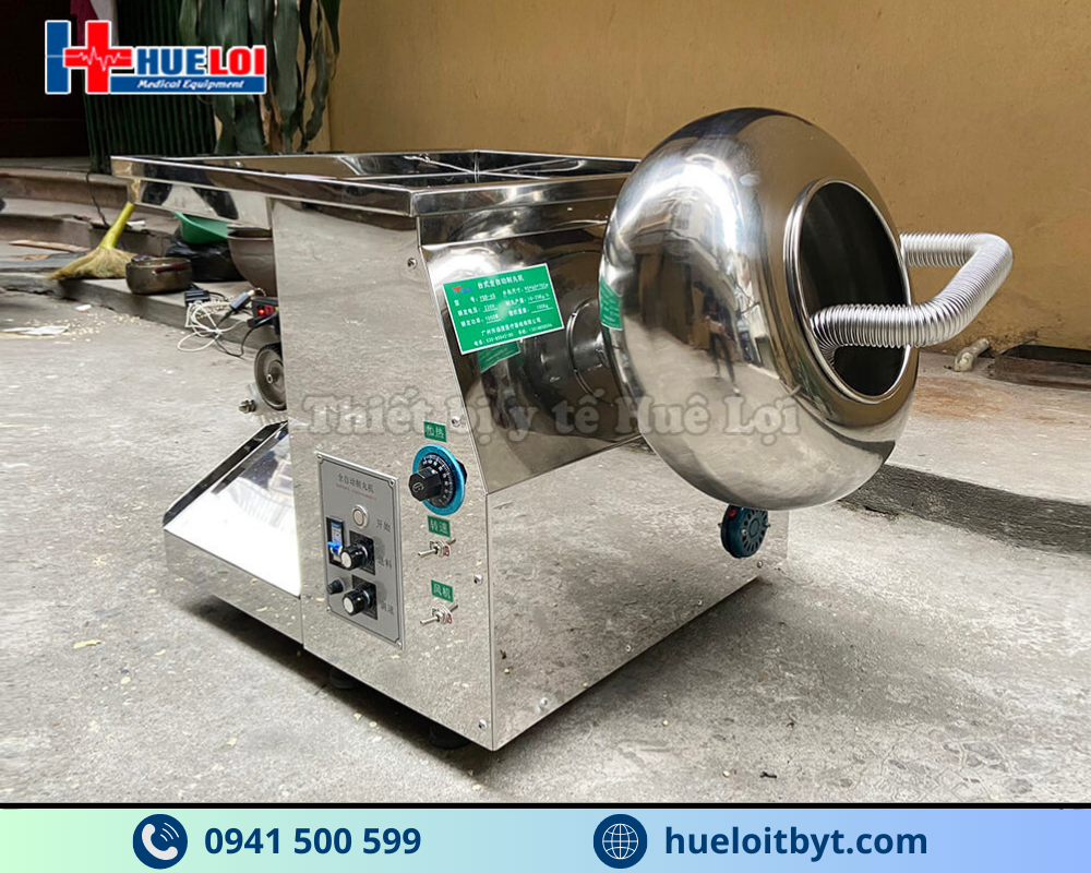 MÁY LÀM VIÊN HOÀN KÈM SẤY KHÔ VÀ ĐÁNH BÓNG