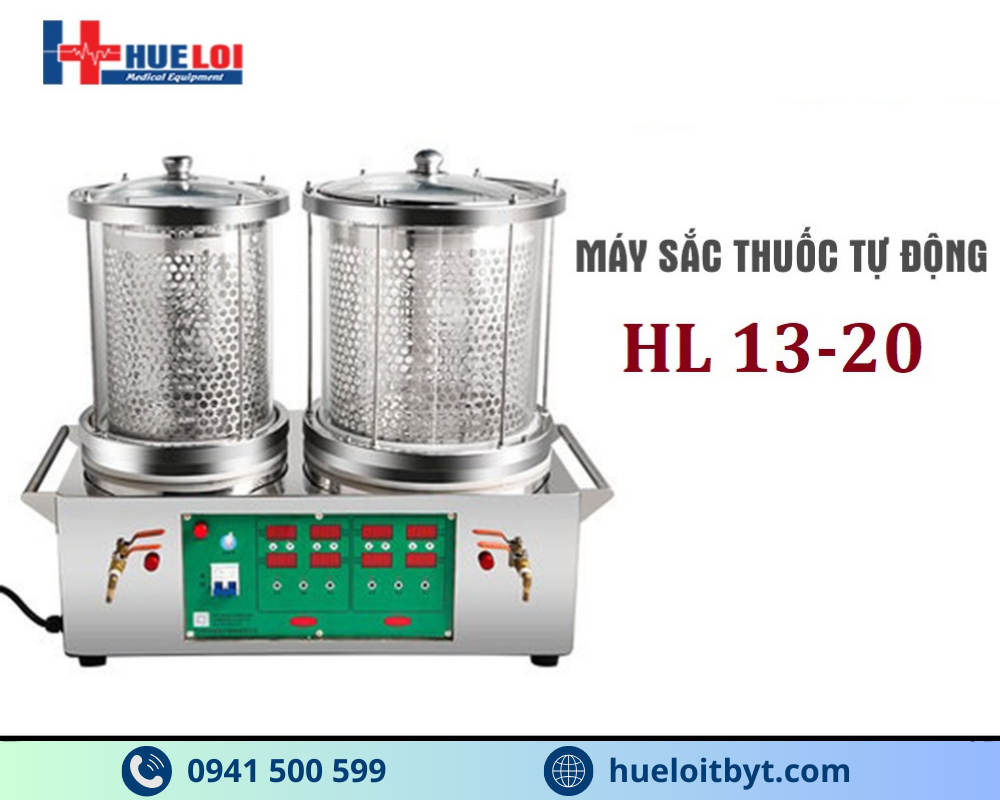 MÁY SẮC THUỐC ĐÔNG Y 2 NỒI ĐUN TỰ ĐỘNG