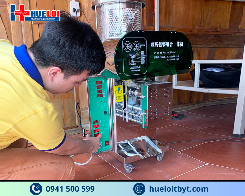 MÁY SẮC THUỐC ĐÔNG Y KÈM ĐÓNG TÚI ĐỘNG CAO CẤP