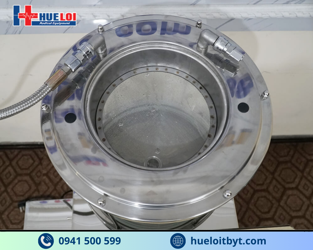Nồi kính nấu thuốc của máy sắc thuốc áp suất cao