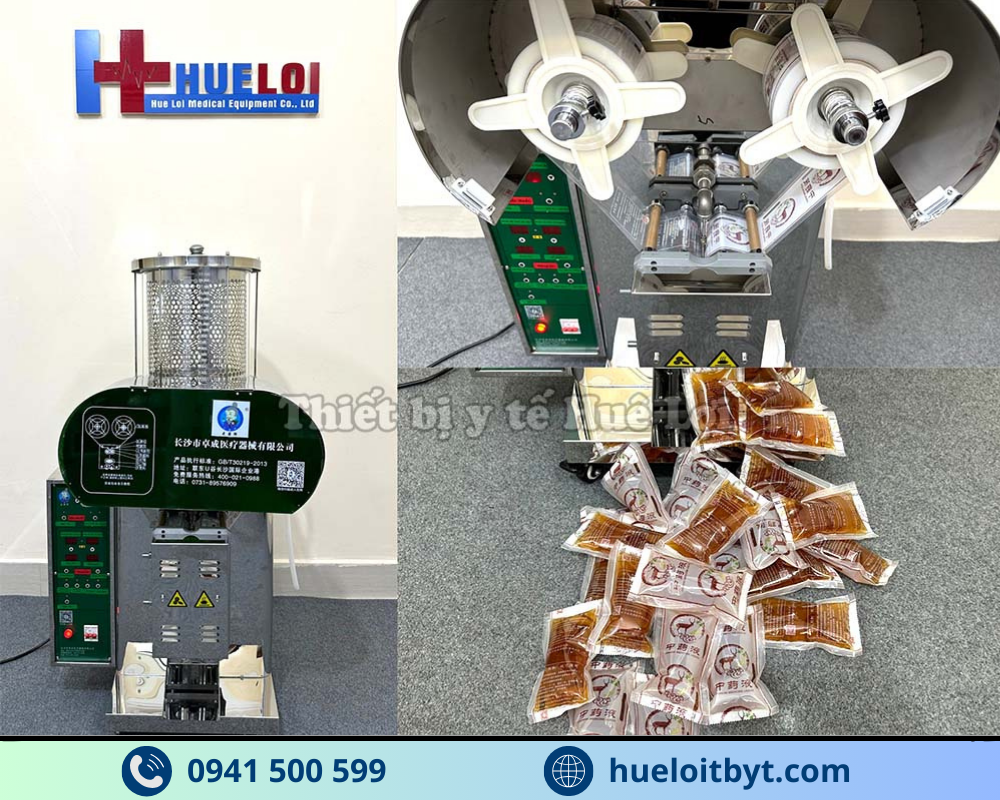 MÁY SẮC THUỐC ĐÔNG Y KÈM ĐÓNG TÚI ĐỘNG CAO CẤP