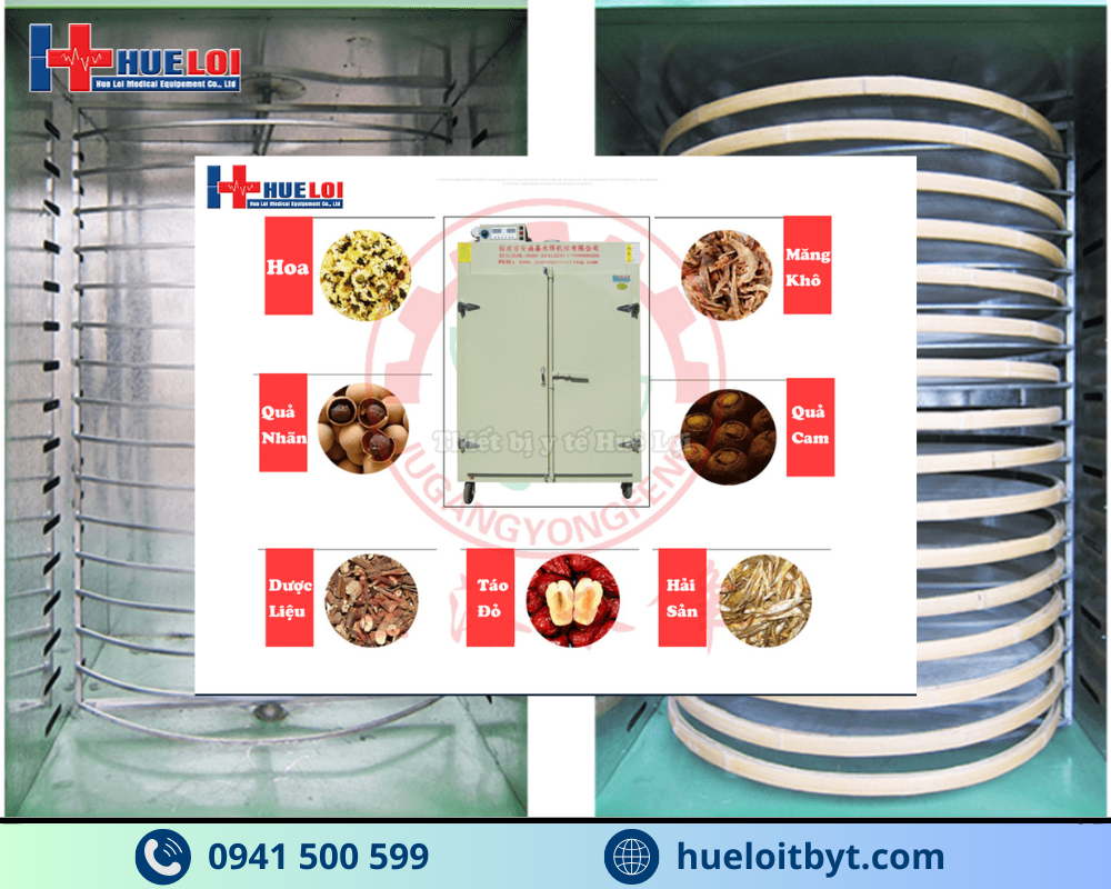 TỦ SẤY DƯỢC LIỆU 2 CÁNH 16 TẦNG CAO CẤP