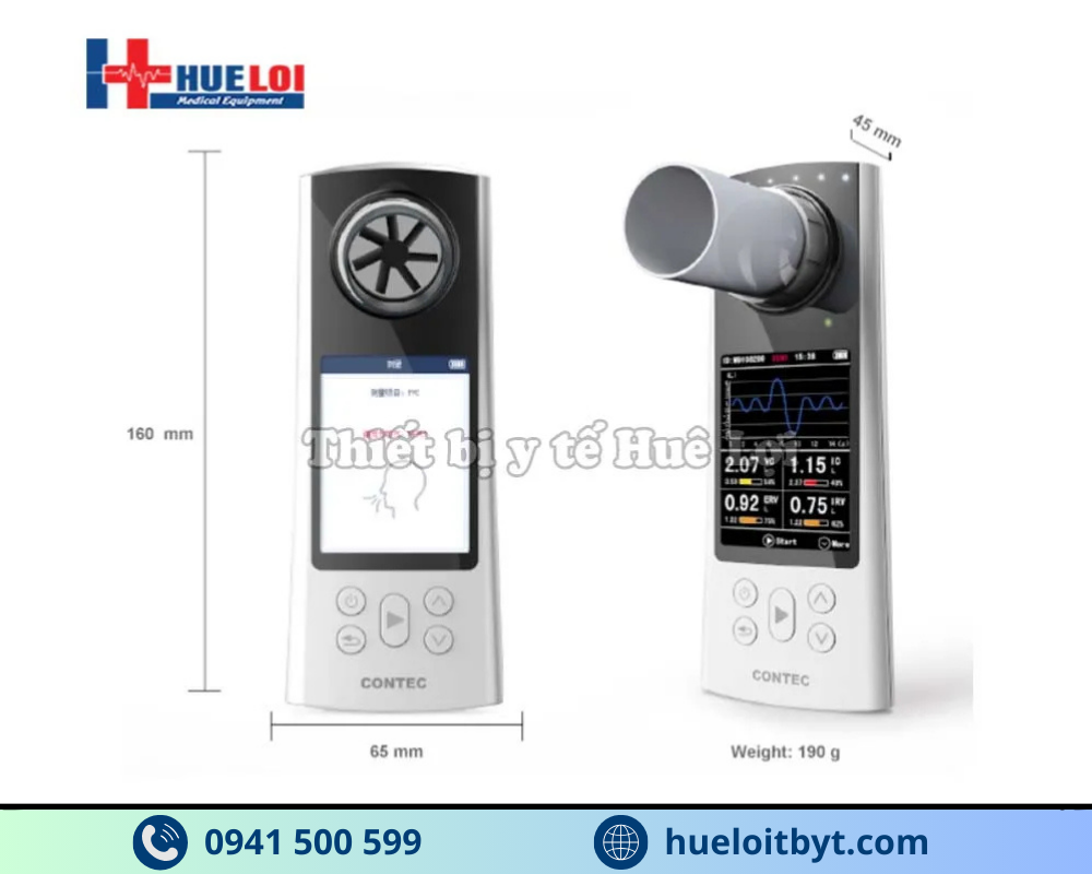 MÁY ĐO CHỨC NĂNG HÔ HẤP CẦM TAY SP80B