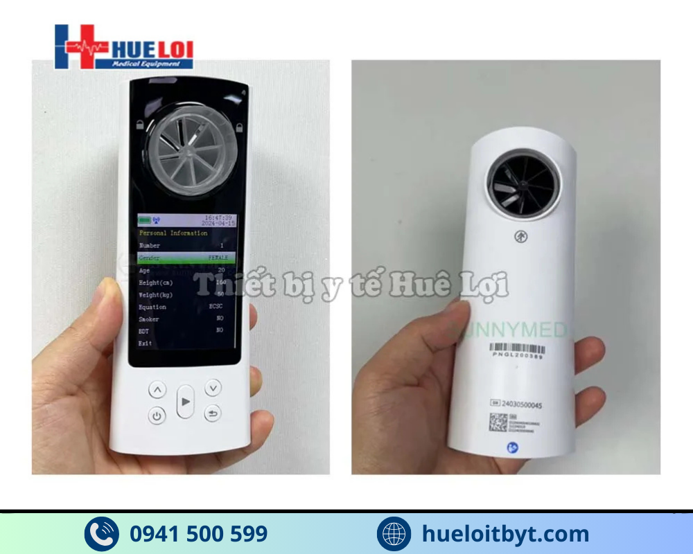 MÁY ĐO CHỨC NĂNG HÔ HẤP CẦM TAY SP80B