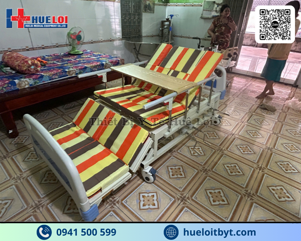 GIƯỜNG Y TẾ 4 TAY QUAY CAO CẤP A0I-III