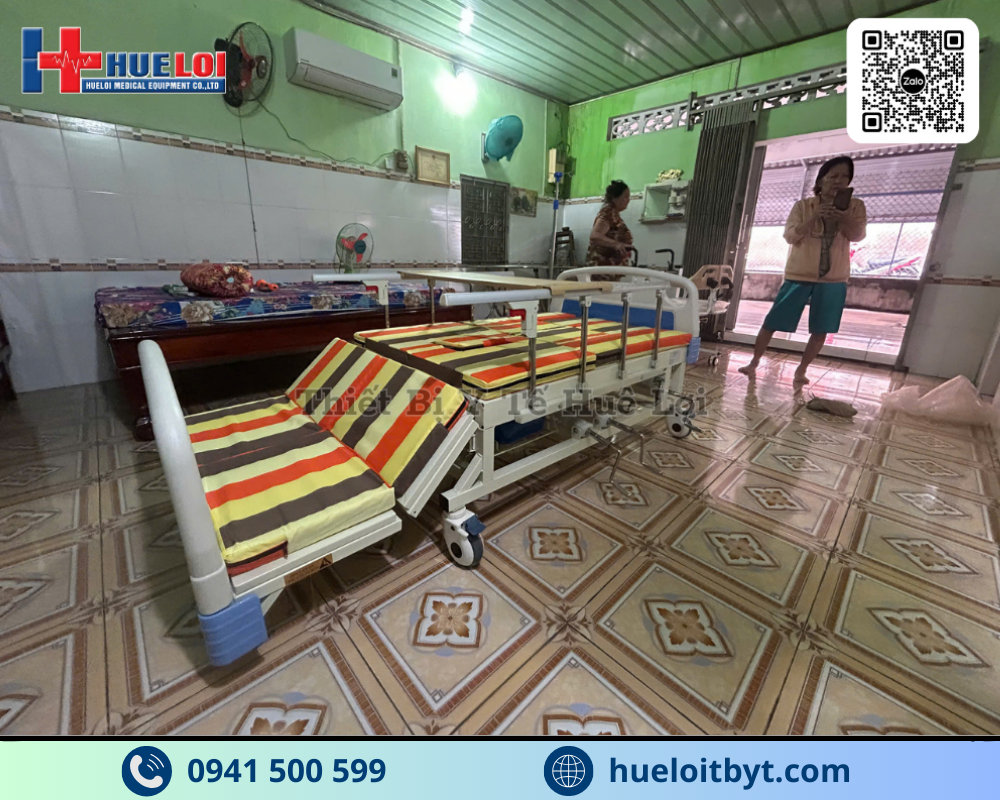 GIƯỜNG Y TẾ 4 TAY QUAY CAO CẤP A0I-III