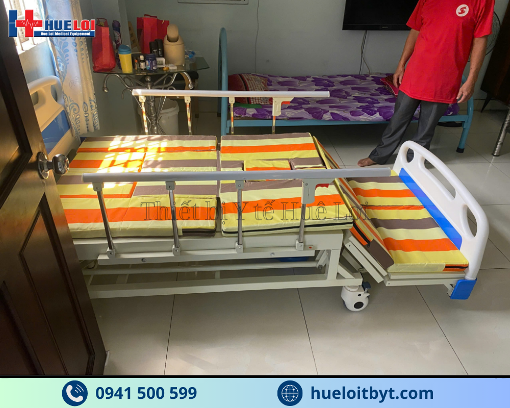 GIƯỜNG Y TẾ 4 TAY QUAY CAO CẤP A0I-III