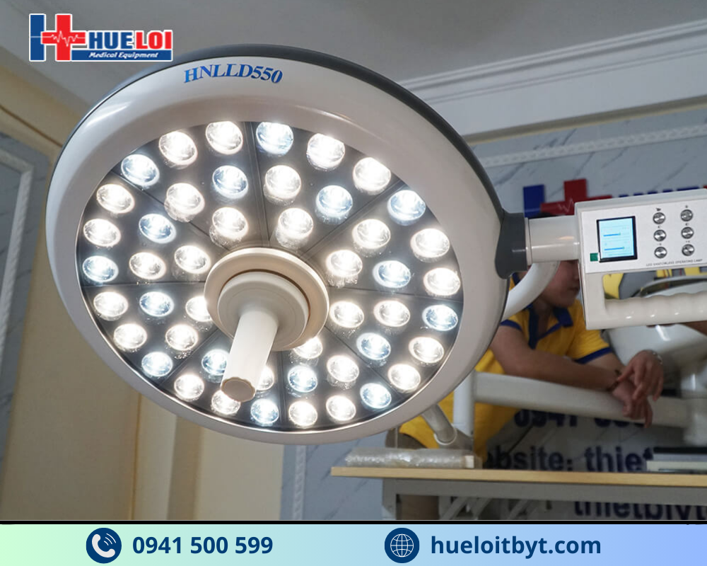 ĐÈN LED PHẪU THUẬT TREO TRẦN 2 NHÁNH KHÔNG HẮT BÓNG