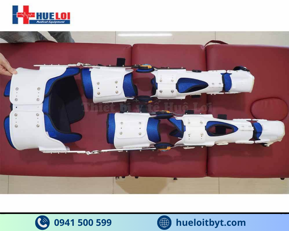 NẸP CHÂN HỖ TRỢ TẬP ĐỨNG VÀ ĐI CHO NGƯỜI BỊ ĐỘT QUỴ