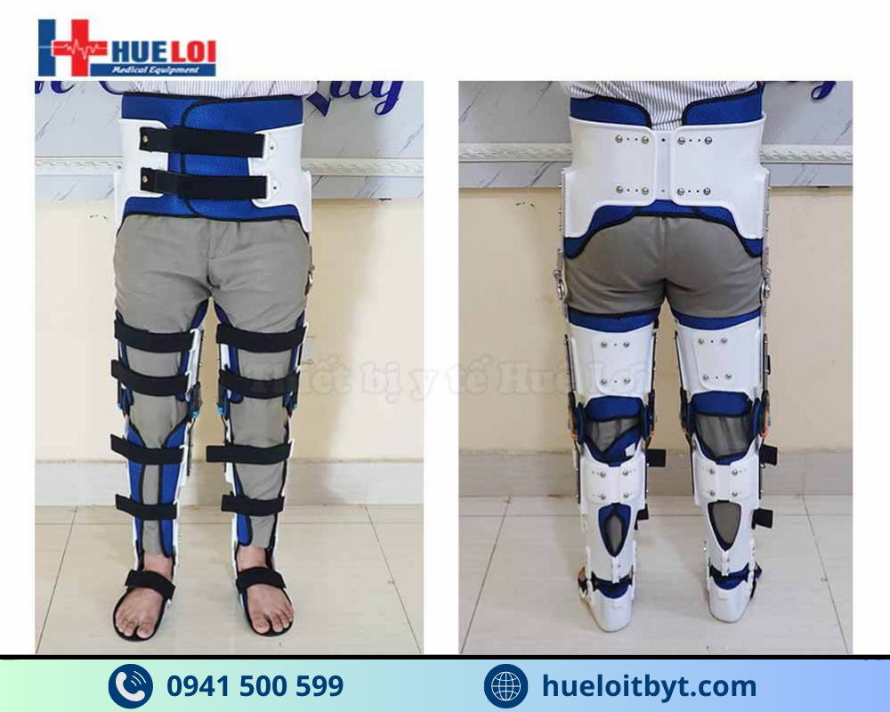 NẸP CHÂN HỖ TRỢ TẬP ĐỨNG VÀ ĐI CHO NGƯỜI BỊ ĐỘT QUỴ