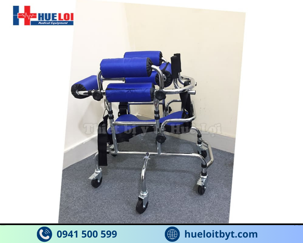 KHUNG TẬP ĐI TRẺ EM 6 BÁNH XE CAO CẤP