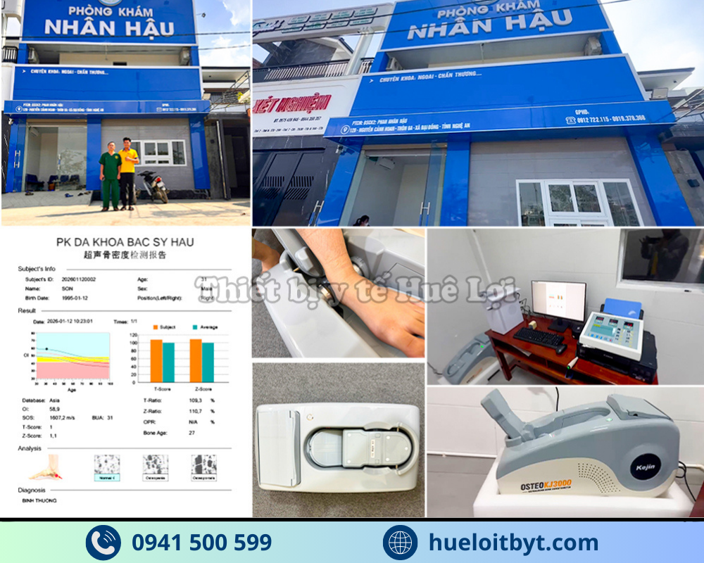 MÁY ĐO LOÃNG XƯƠNG GÓT CHÂN BẰNG SÓNG SIÊU ÂM OSTEOKJ3000 GIÁ TỐT