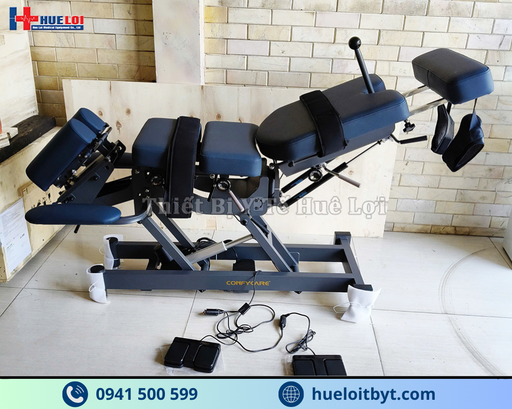 GIƯỜNG TÁC ĐỘNG CỘT SỐNG KẾT HỢP KÉO GIÃN BẰNG ĐIỆN EL07B