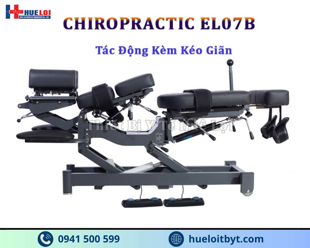 GIƯỜNG TÁC ĐỘNG CỘT SỐNG KẾT HỢP KÉO GIÃN BẰNG ĐIỆN EL07B