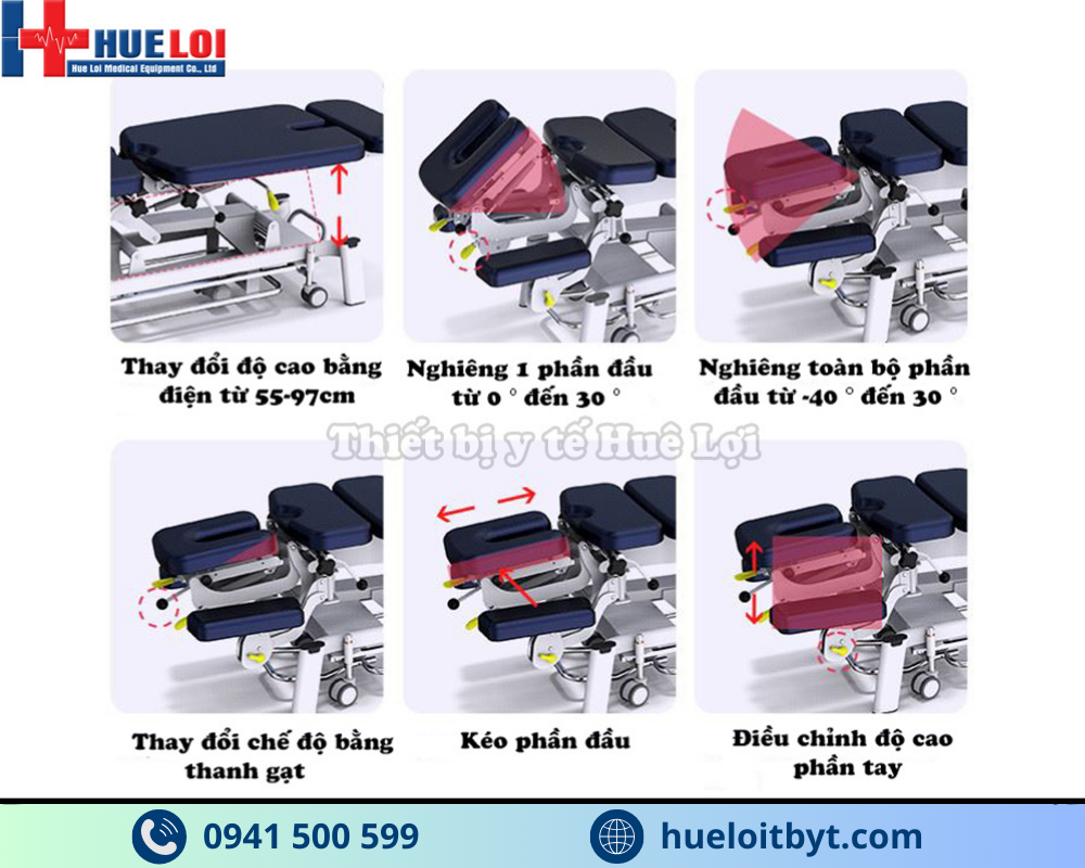 GIƯỜNG TÁC ĐỘNG CỘT SỐNG CAO CẤP FAIRWORTH 380