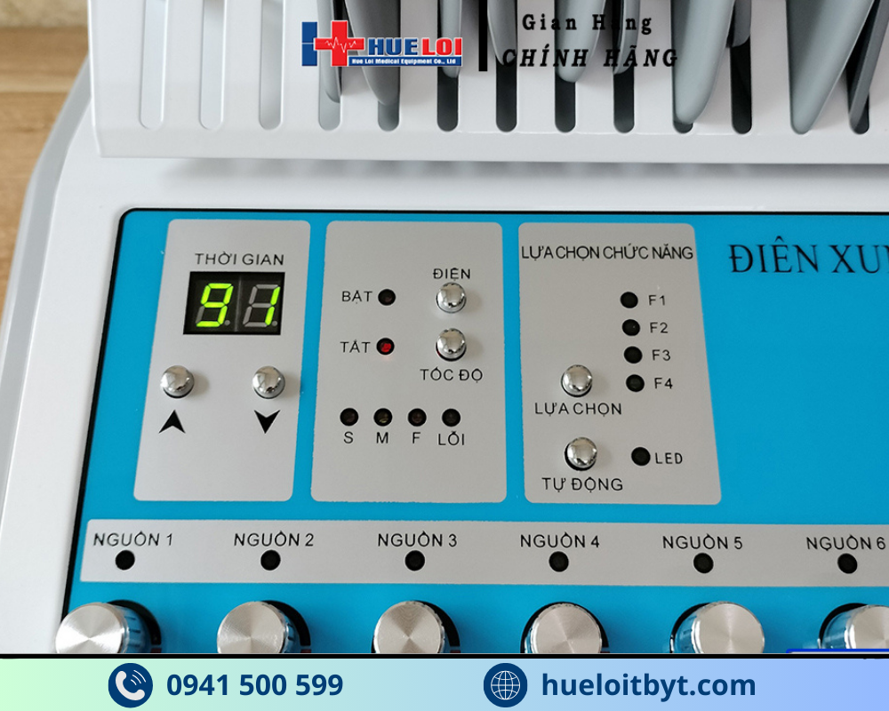 MÁY ĐIỆN XUNG 10 CỔNG TẦN SỐ THẤP