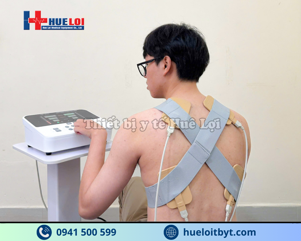 MÁY ĐIỆN XUNG TRUNG TẦN GIAO THOA 2 KÊNH HB-ZP10