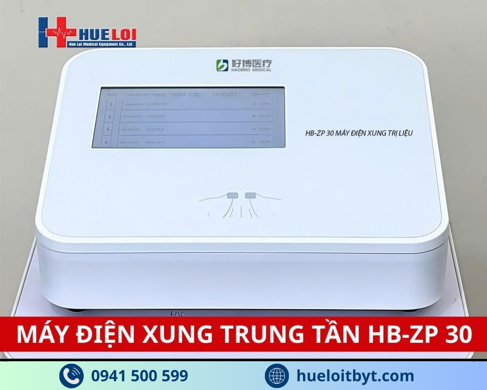 MÁY ĐIỆN XUNG TRỊ LIỆU TRUNG TẦN 4 KÊNH HB-ZP30
