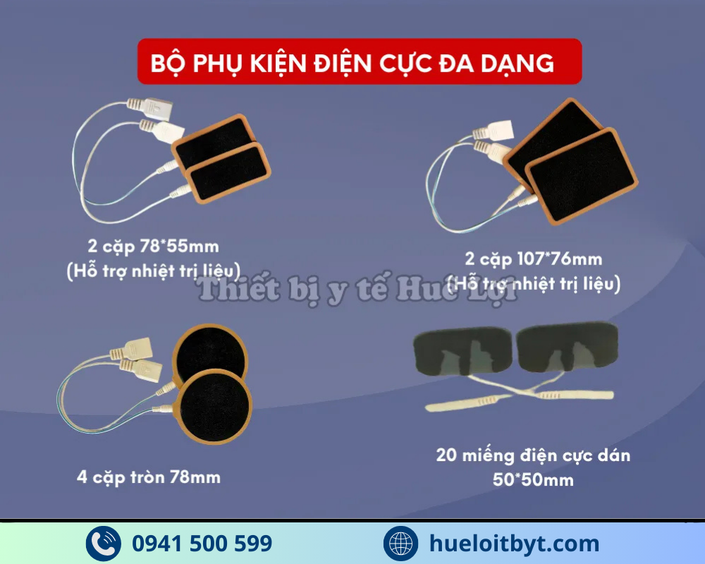 MÁY ĐIỆN XUNG TRỊ LIỆU TRUNG TẦN 4 KÊNH HB-ZP30