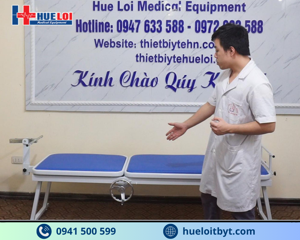 GIƯỜNG KÉO GIÃN CỘT SỐNG BẰNG CƠ