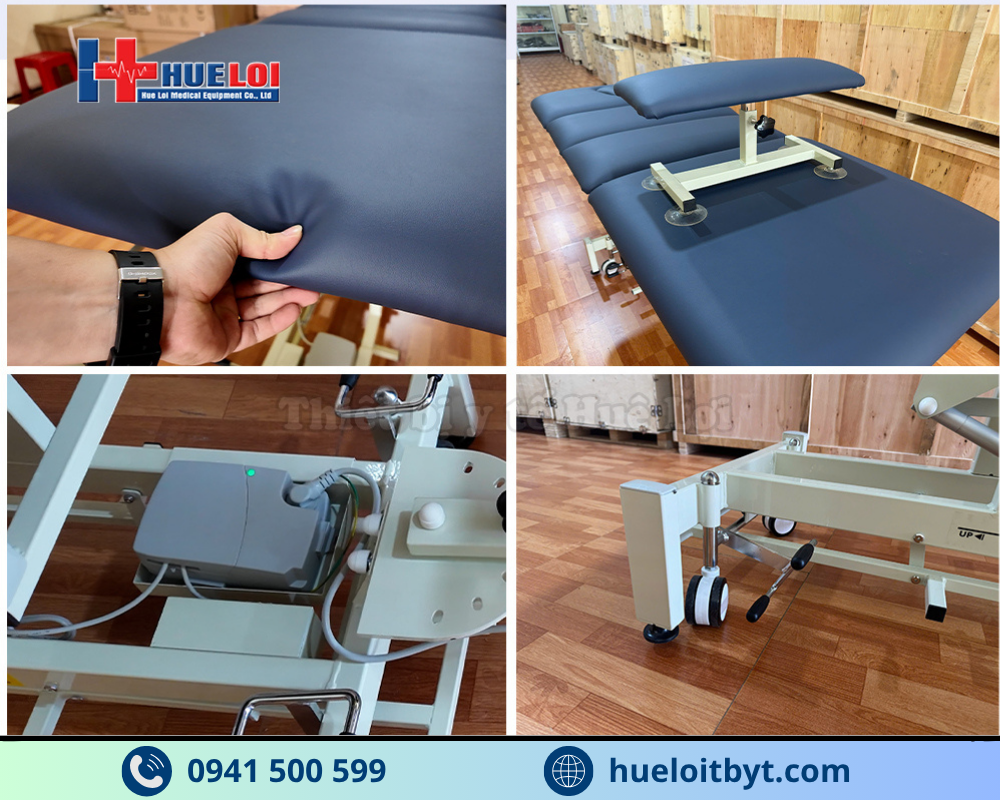 GIƯỜNG KÉO GIÃN CỘT SỐNG LƯNG VÀ CỔ BẰNG ĐIỆN THẾ HỆ MỚI