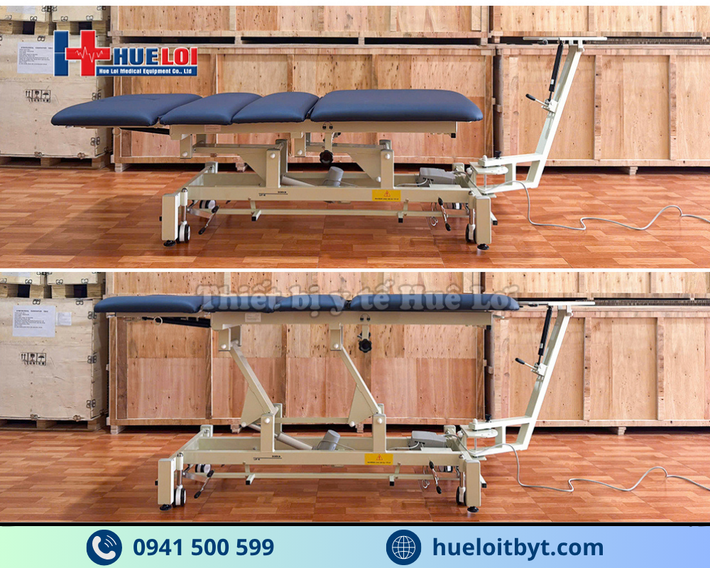 GIƯỜNG KÉO GIÃN CỘT SỐNG LƯNG VÀ CỔ BẰNG ĐIỆN THẾ HỆ MỚI