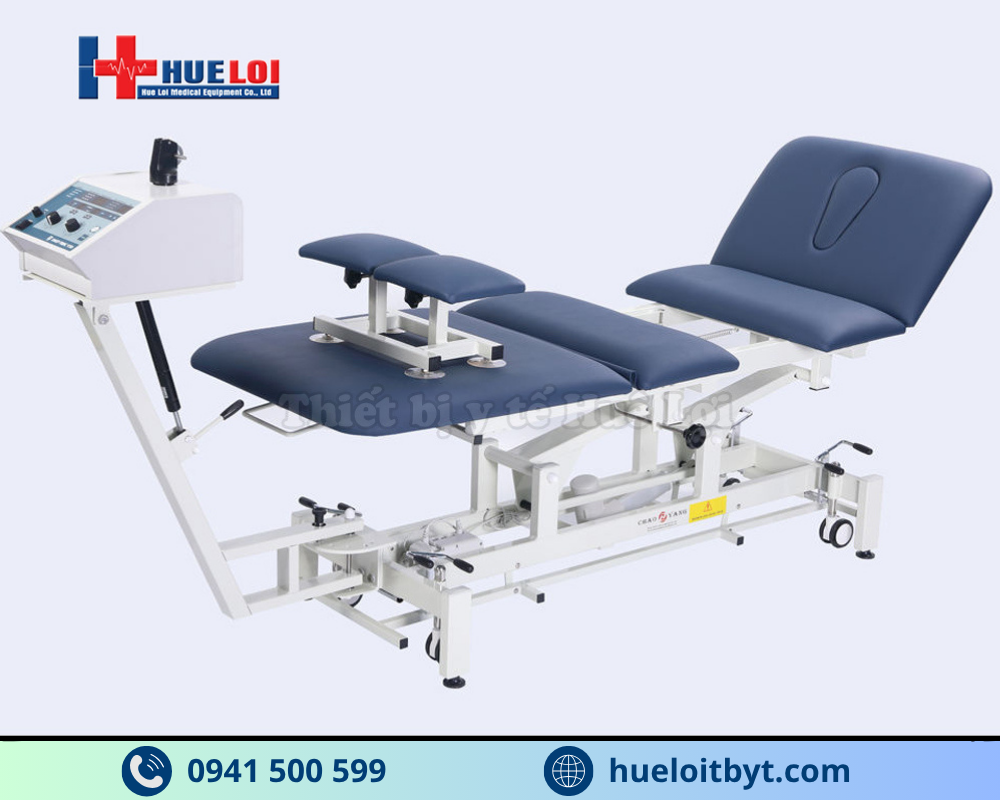 GIƯỜNG KÉO GIÃN CỘT SỐNG LƯNG VÀ CỔ BẰNG ĐIỆN THẾ HỆ MỚI