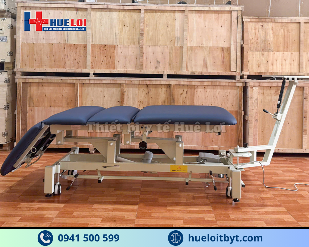 GIƯỜNG KÉO GIÃN CỘT SỐNG LƯNG VÀ CỔ BẰNG ĐIỆN THẾ HỆ MỚI