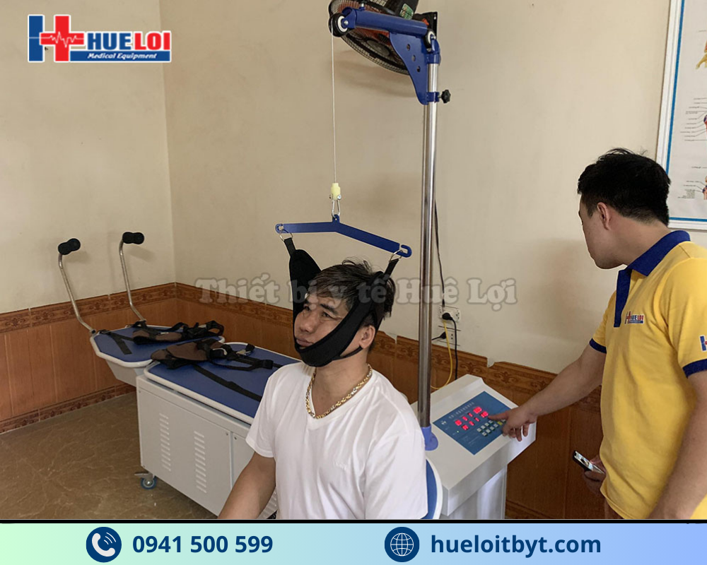 GIƯỜNG KÉO GIÃN CỘT SỐNG LƯNG VÀ CỔ ĐỒNG THỜI YP-2009B