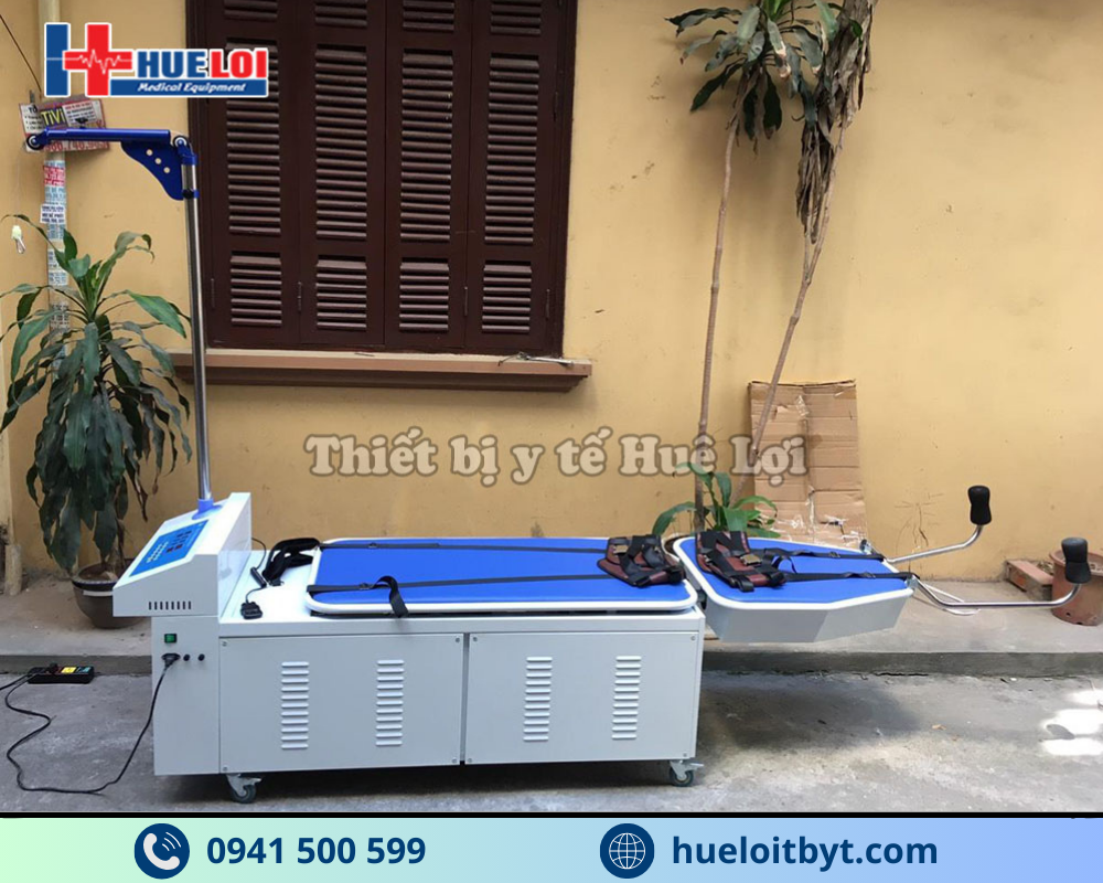 GIƯỜNG KÉO GIÃN CỘT SỐNG LƯNG VÀ CỔ ĐỒNG THỜI YP-2009B