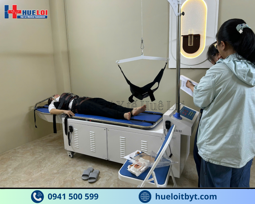 Giường kéo giãn cột sống lưng và cổ cao cấp