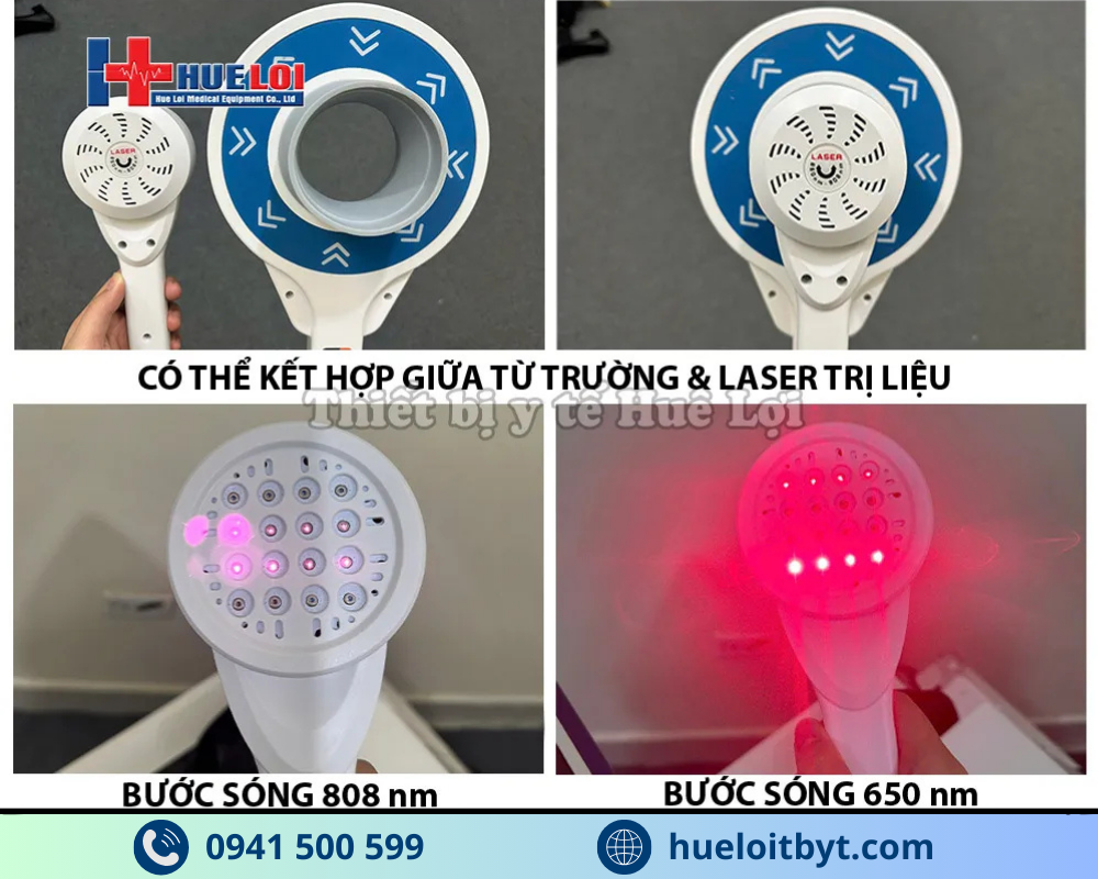 MÁY TỪ TRƯỜNG TRỊ LIỆU KẾT HỢP LASER PMST PRO CÔNG SUẤT CAO