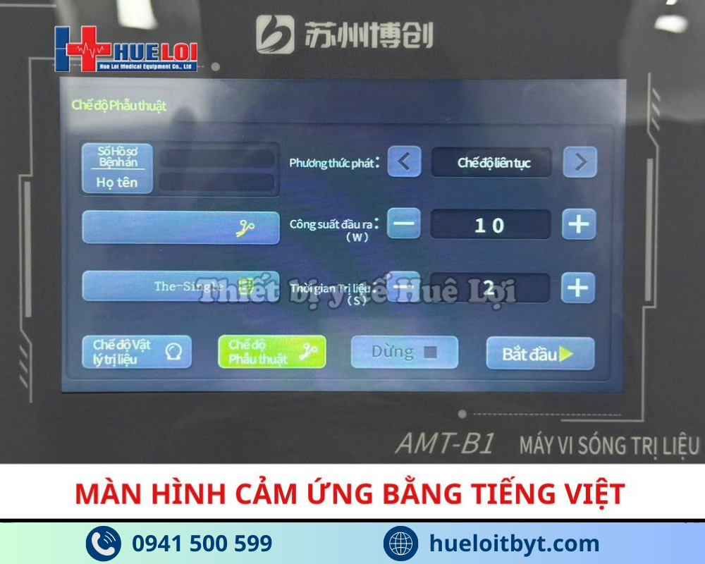 MÁY VI SÓNG TRỊ LIỆU AMT CAO CẤP