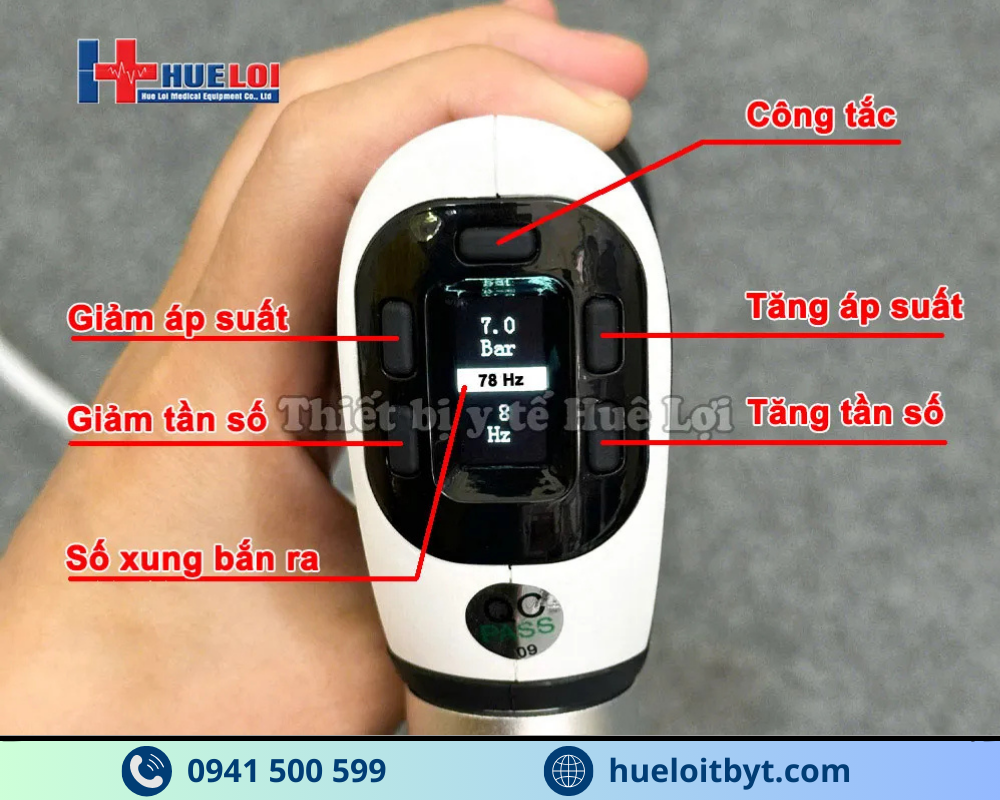 MÁY XUNG KÍCH TRỊ LIỆU IP30 CAO CẤP