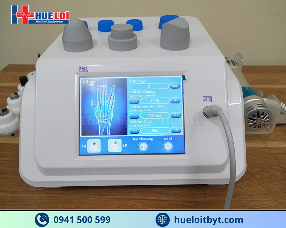 MÁY TRỊ LIỆU BẰNG SÓNG XUNG KÍCH V80A
