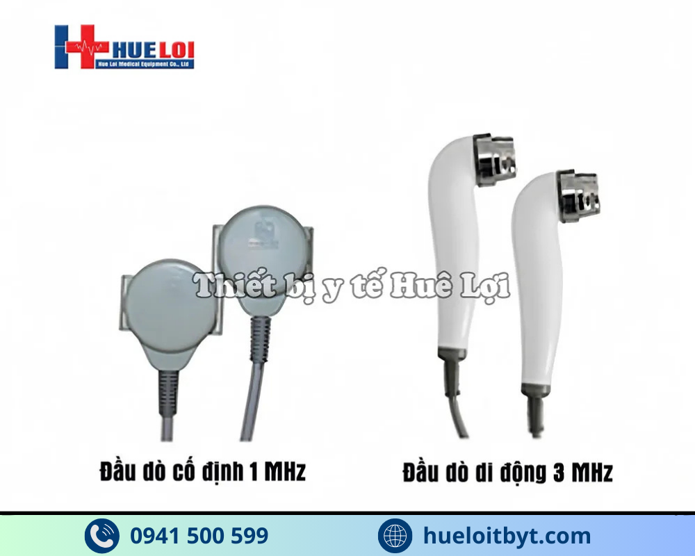 2 đầu dò của máy siêu âm trị liệu