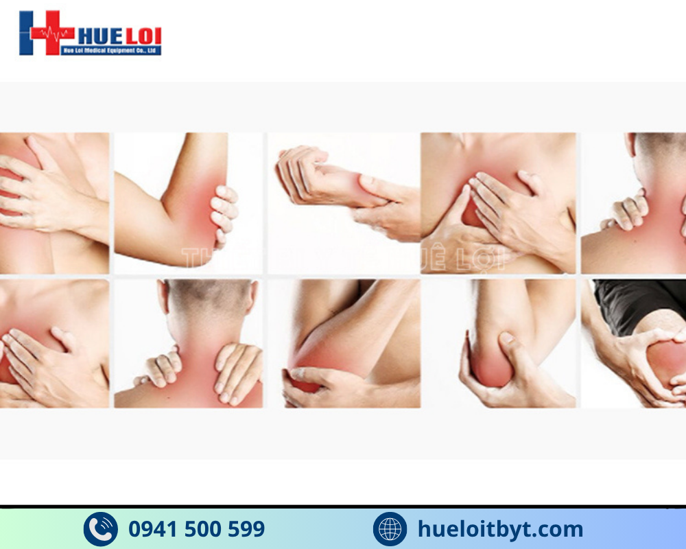 các vùng trị liệu bằng máy siêu âm trị liệu