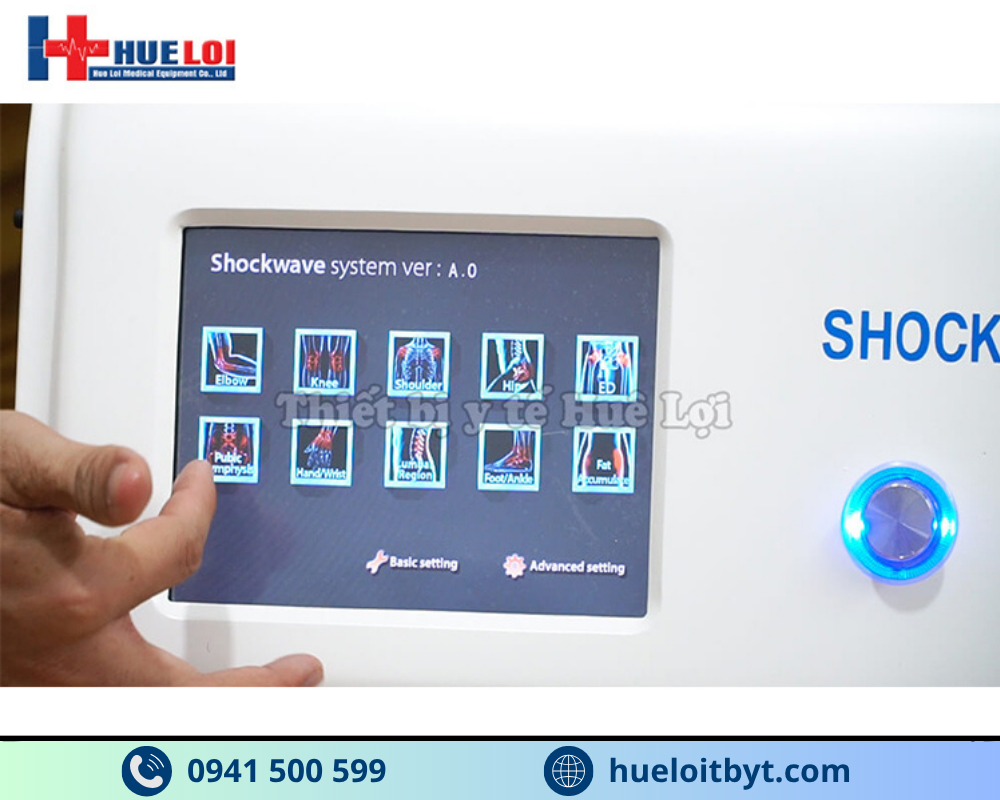 giao diện màn hình máy xung kích