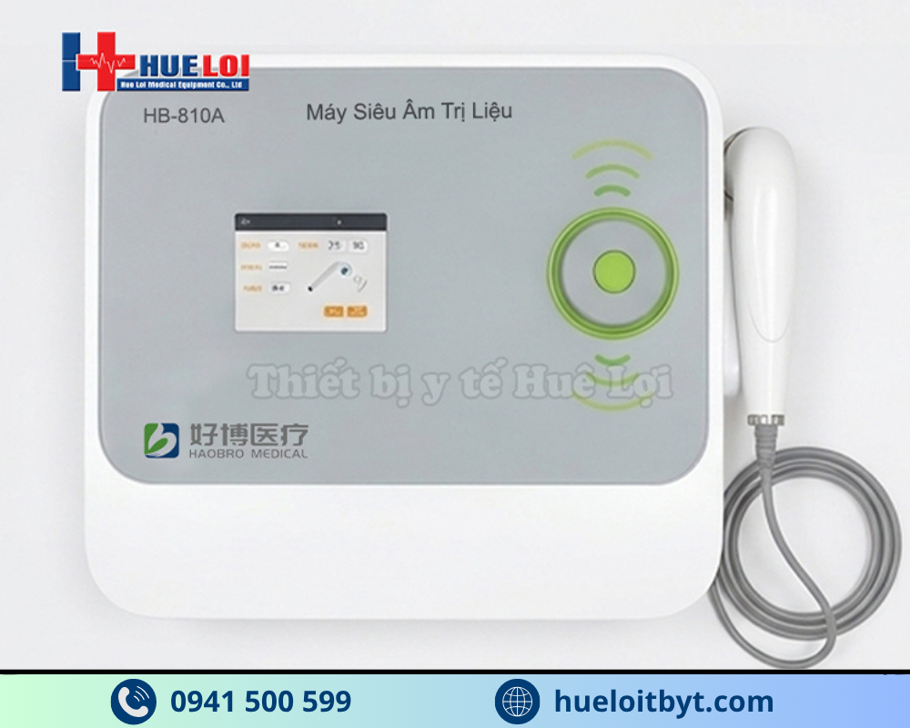 máy siêu âm trị liệu đơn tần haobro hb810a