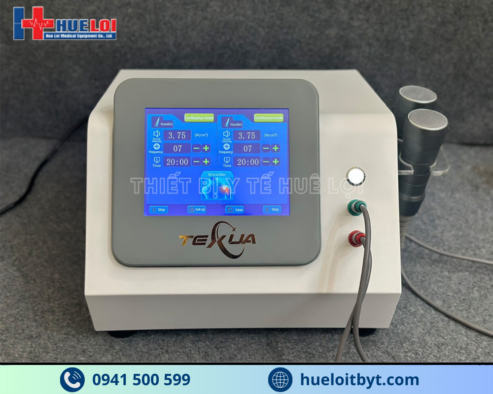 Máy siêu âm trị liệu Texua JC08 2 đầu dò