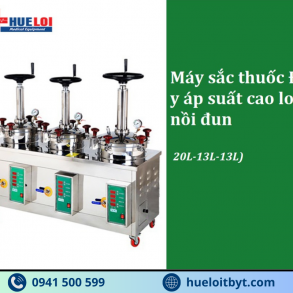 MÁY SẮC THUỐC ÁP SUẤT CAO 3 NỒI ĐUN
