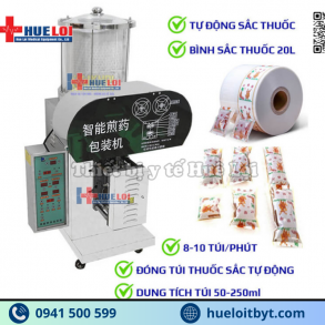 MÁY SẮC THUỐC ĐÔNG Y KÈM ĐÓNG TÚI ĐỘNG CAO CẤP