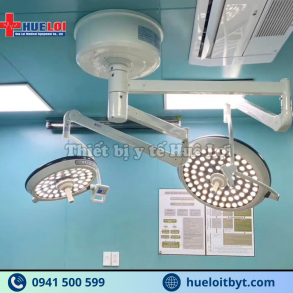 ĐÈN MỔ TREO TRẦN 2 NHÁNH KHÔNG HẮT BÓNG CAO CẤP  PJZF700/700